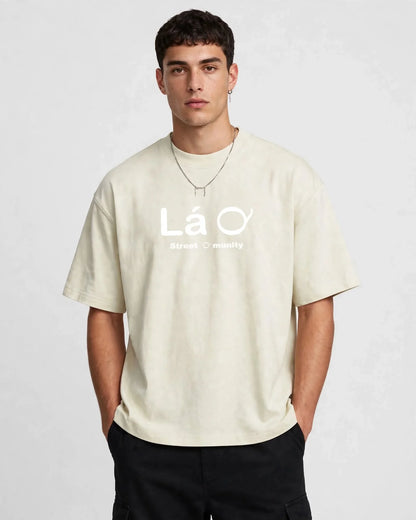 Lá Q - Boxy Oversized T-Shirt - Men view