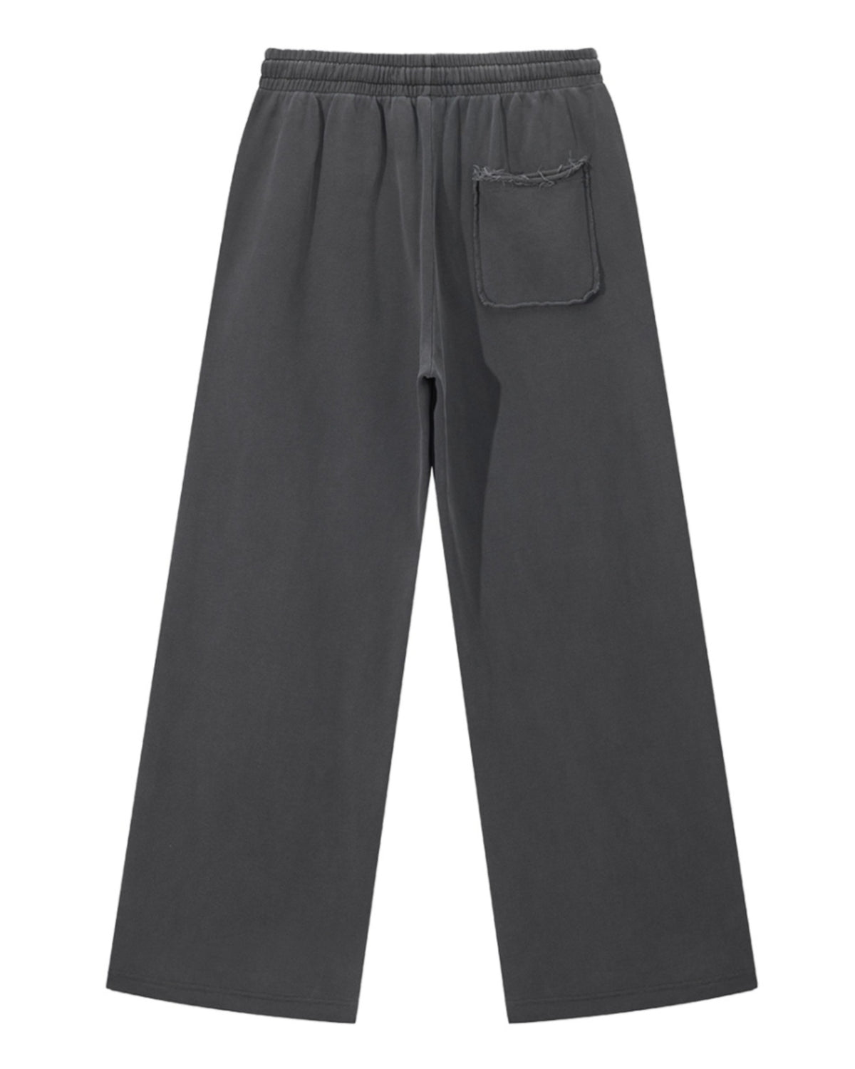 Lá Q - Snow Washed Raw Edge Sweatpants | Unisex