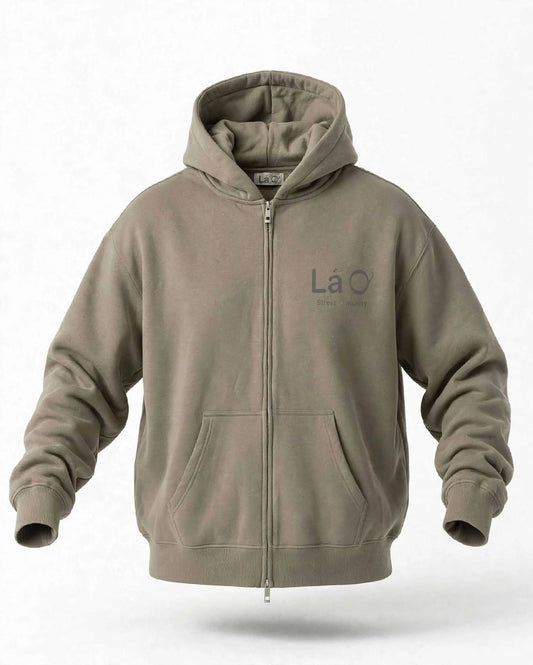 Essential Fleece Zip-Through Hoodie | Unisex