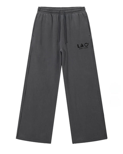 Lá Q - Snow Washed Raw Edge Sweatpants - Women view