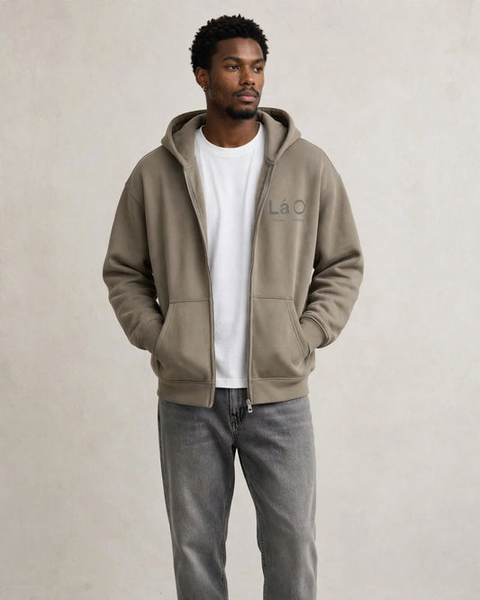 Essential Fleece Zip-Through Hoodie - Men view