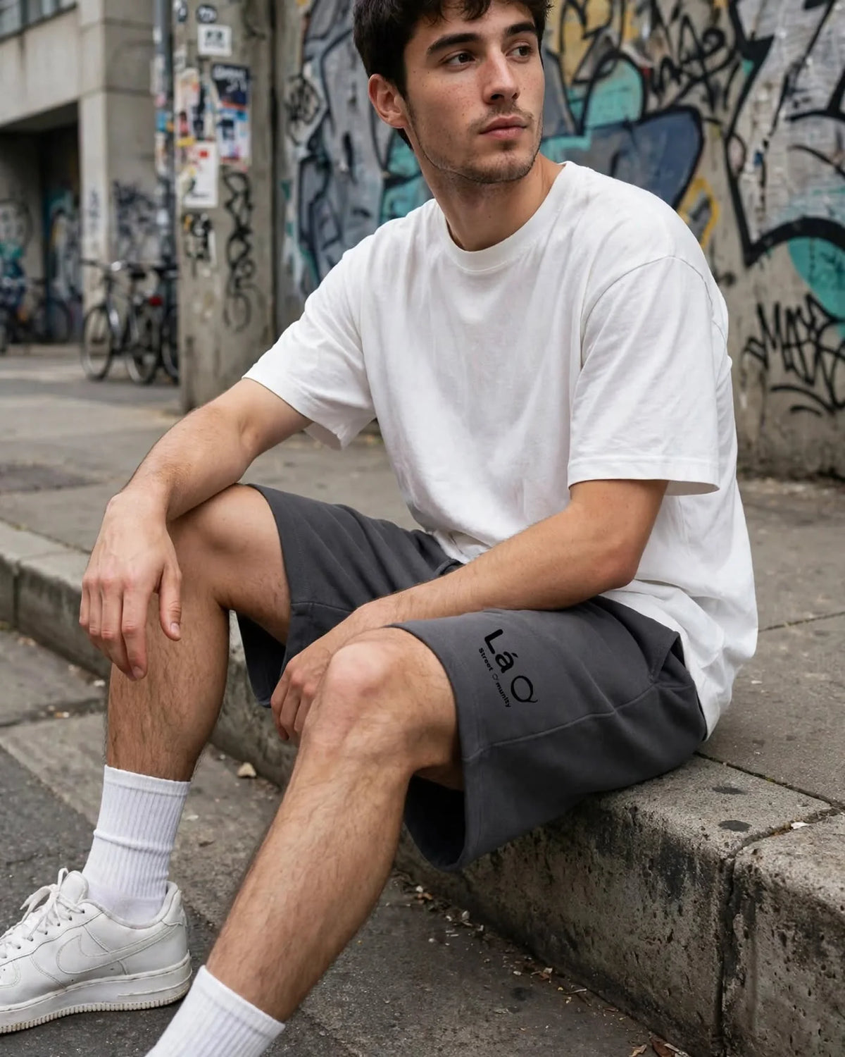 Lá Q - Essential Heavyweight Fleece Shorts - Men view