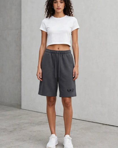 Lá Q - Essential Heavyweight Fleece Shorts - Women view