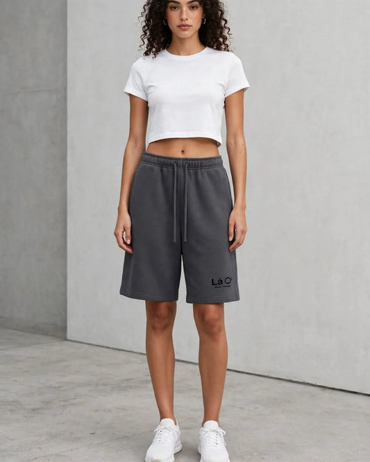 Lá Q - Essential Heavyweight Fleece Shorts - Women view