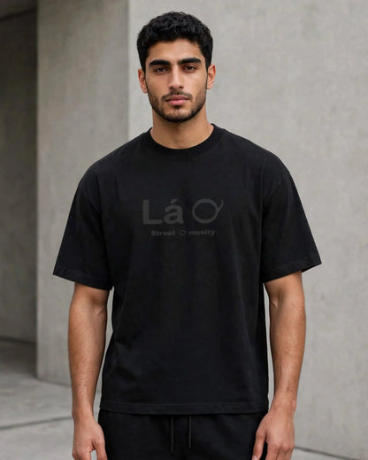 Lá Q - Boxy Oversized T-Shirt - Men view