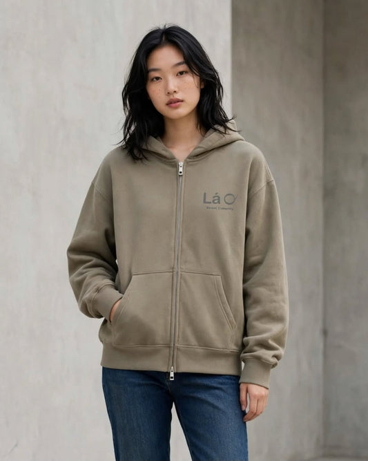 Essential Fleece Zip-Through Hoodie - Women view
