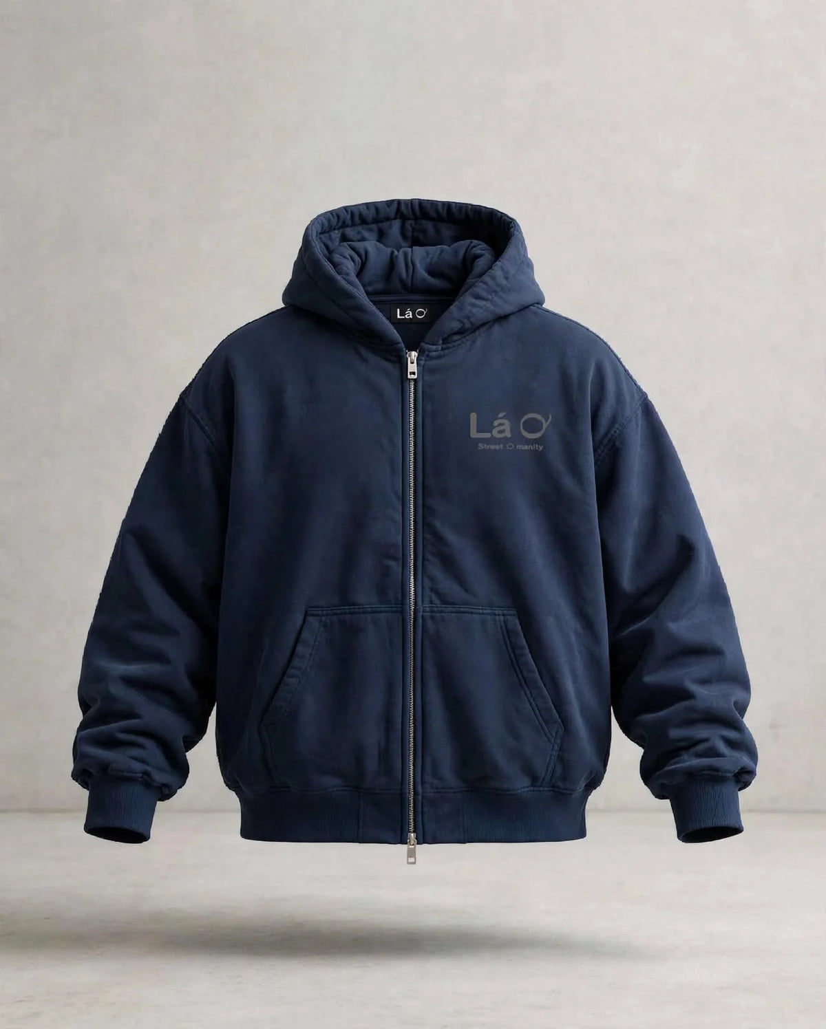 Lá Q - Essential Fleece Zip-Through Hoodie - Men view
