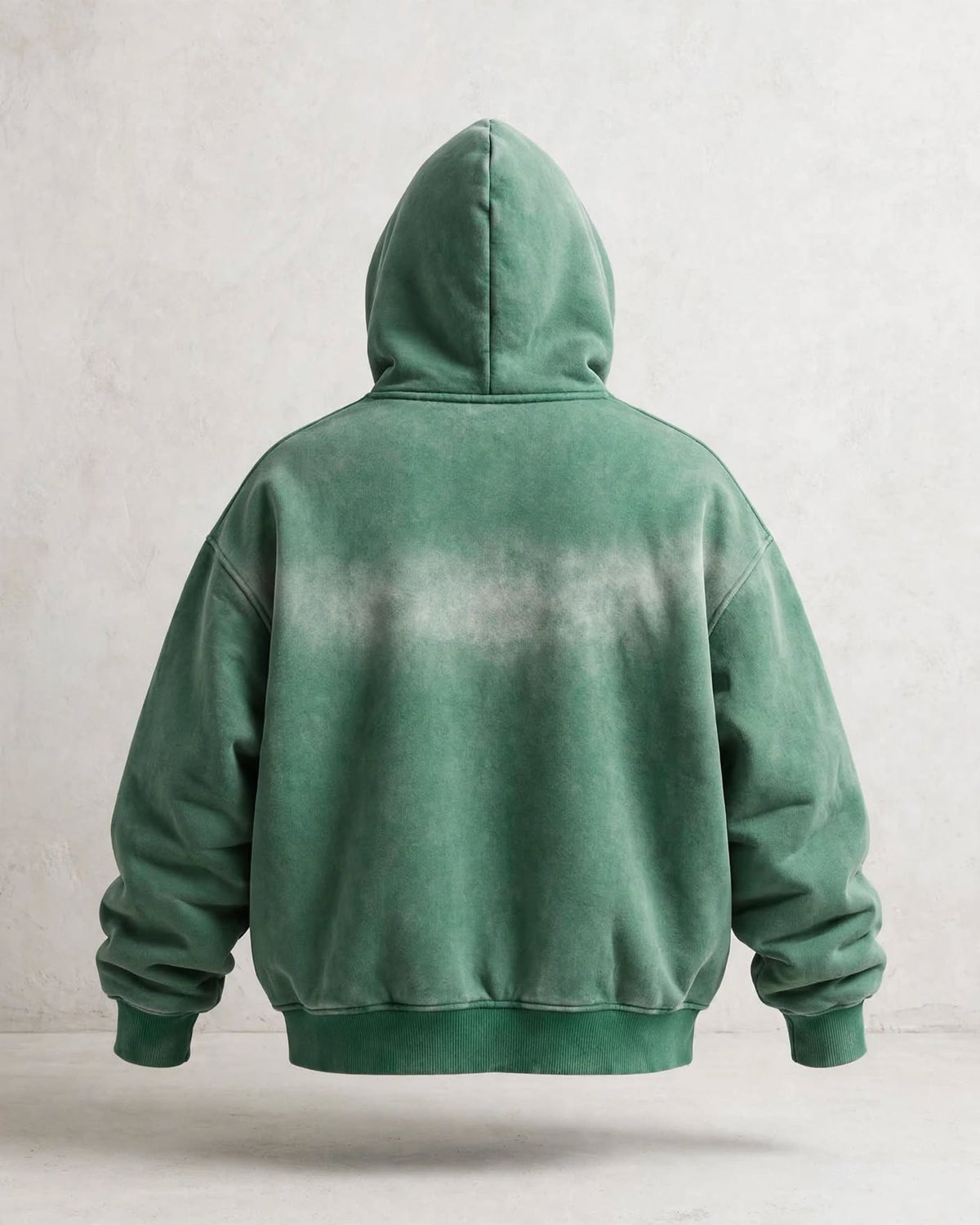 Lá Q Sunfade Two-way Zipper Boxy Fleece Hoodie - Men view